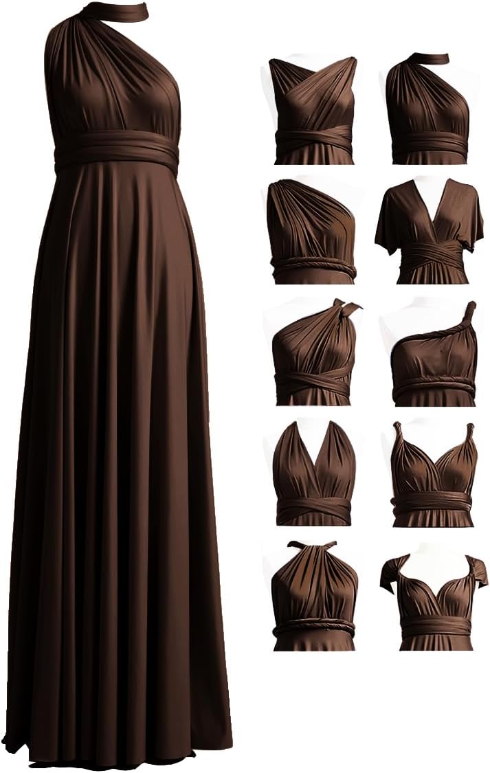 72styles Infinity Dress with Bandeau, Convertible Bridesmaid Dress, Long, Plus Size, Multi-Way Dress, Twist Wrap Dress