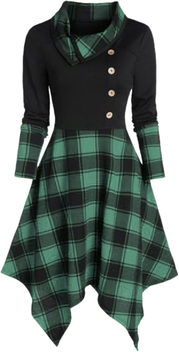 Lost Ink Dresses Women Fashion Solid O-Neck Half Sleeve Dress Stripe Splice Zipper Mini Dress