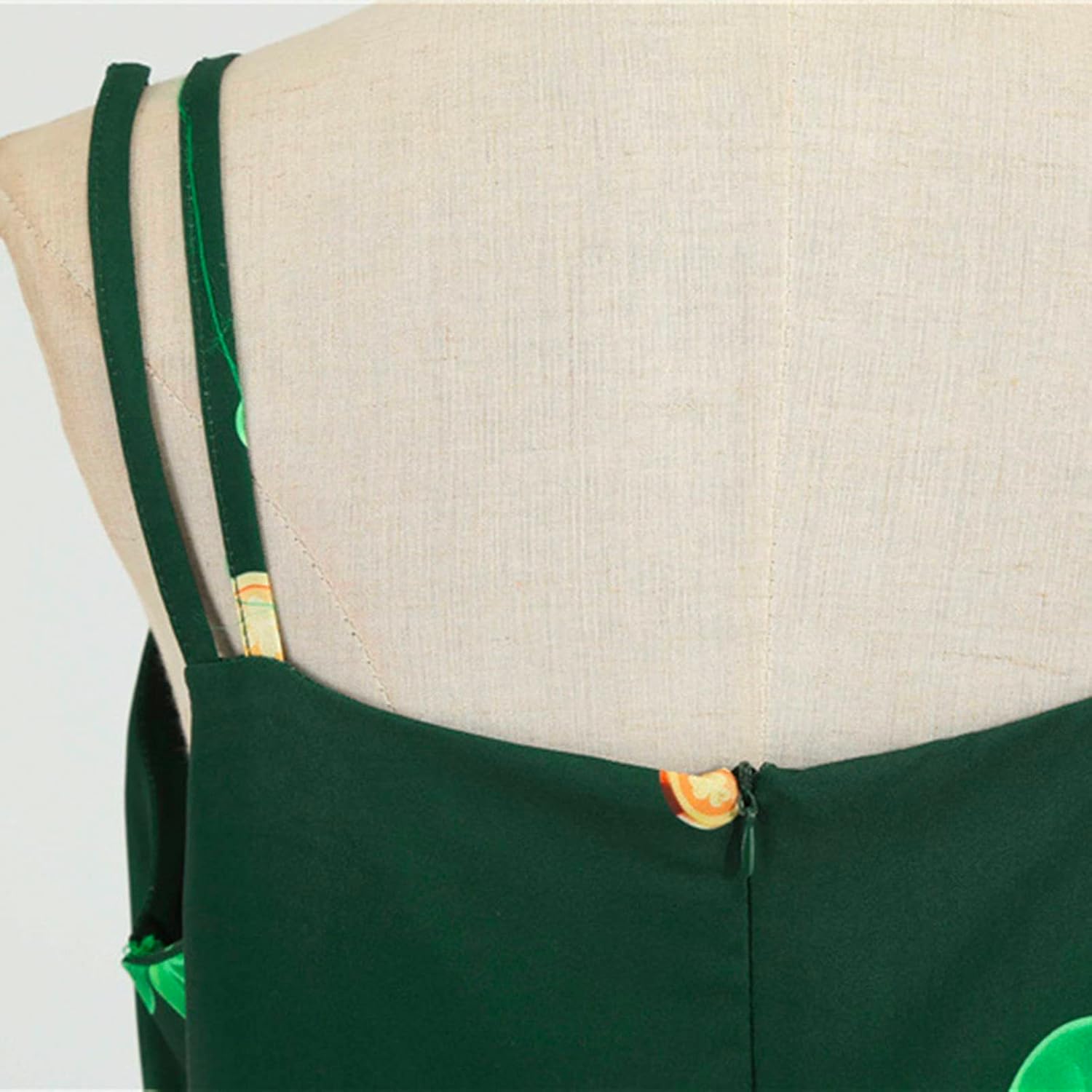 aihihe St Patricks Day Dress for Women A Line Pleated Hepburn Dress Lukcy Shamrock Print Irish Dress 2024 Vintage Dress