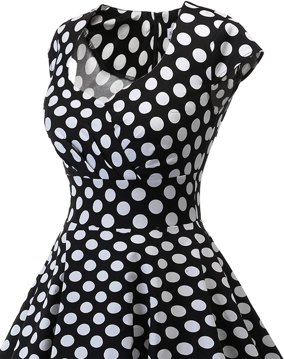 Bbonlinedress Women Short 1950s Retro Vintage Cocktail Party Swing Dresses