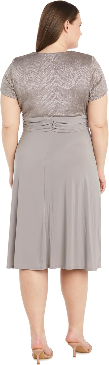 R&M Richards Women's Sparkling Wrap Dress