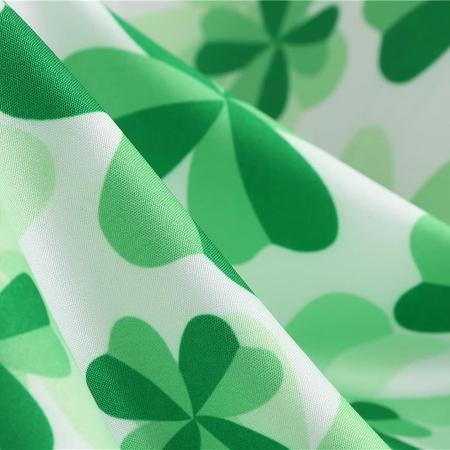 aihihe St Patricks Day Dress for Women A Line Pleated Hepburn Dress Lukcy Shamrock Print Irish Dress 2024 Vintage Dress