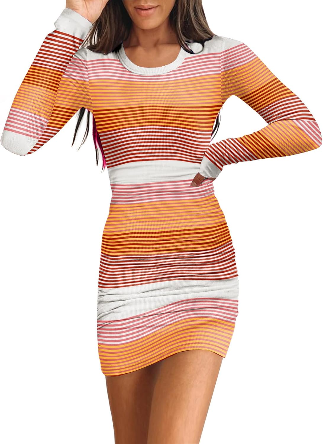 Samefar Womens Ribbed Scoop Neck Sleeveless Tank Dresses Basic Bodycon Mini Dress