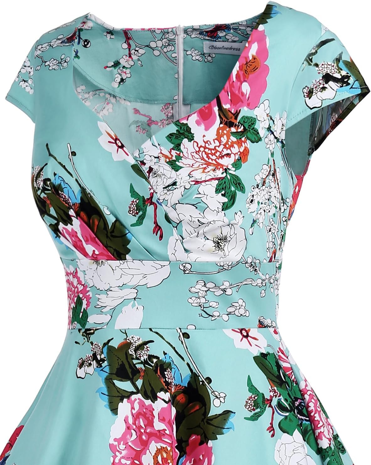 Bbonlinedress Women Short 1950s Retro Vintage Cocktail Party Swing Dresses