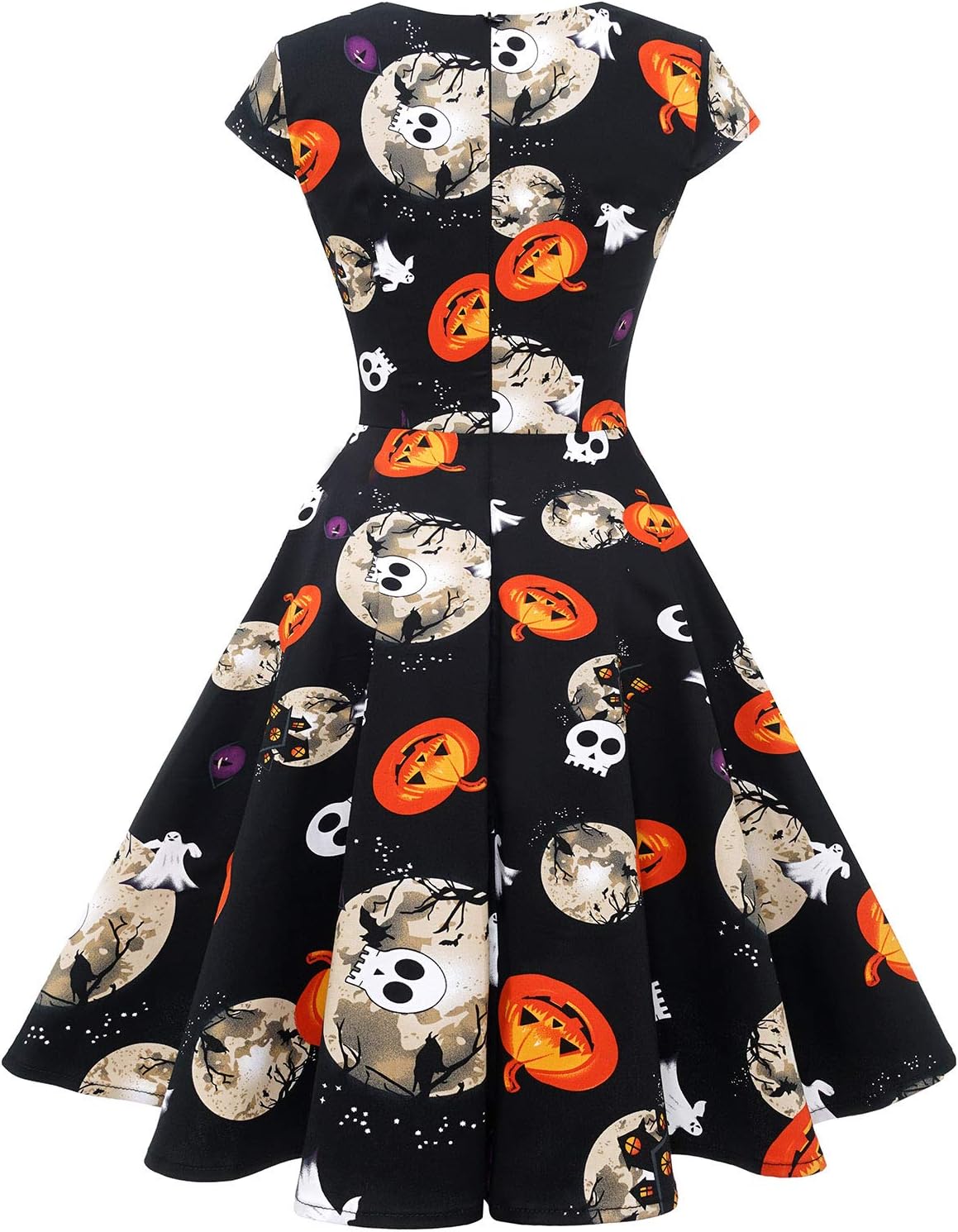 Bbonlinedress Women Short 1950s Retro Vintage Cocktail Party Swing Dresses