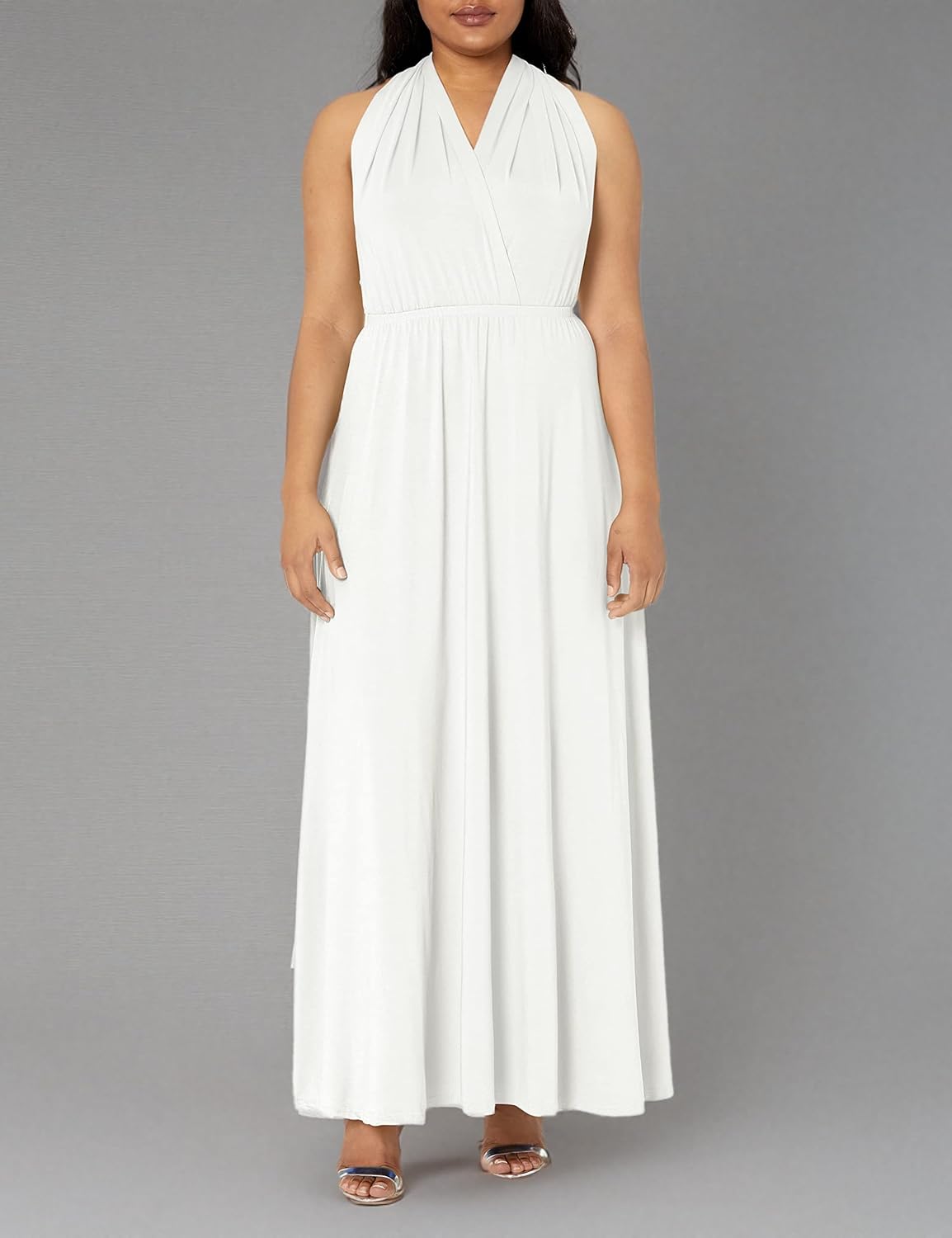 Womens Transformer Evening Dress Maxi Cocktail Wrap Convertible Multi Way Floor Long Formal Gown
