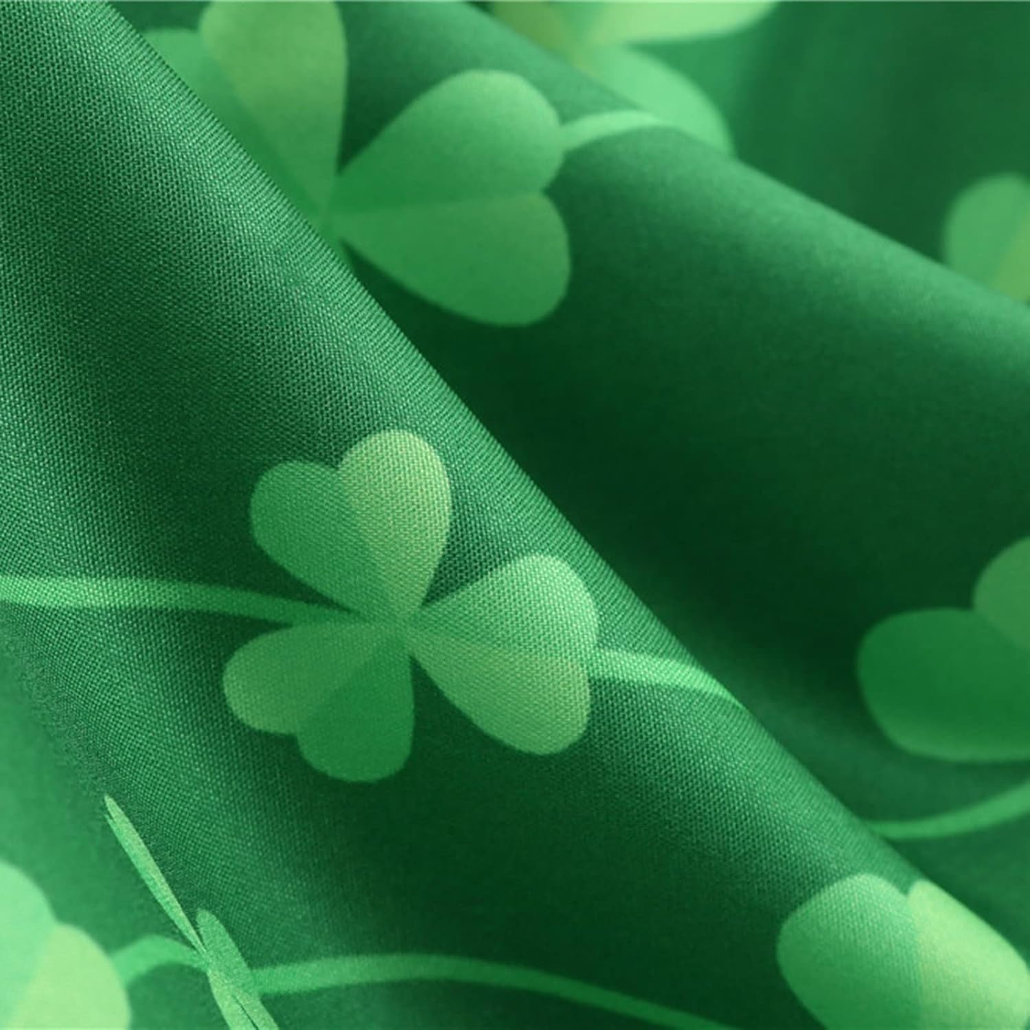 aihihe St Patricks Day Dress for Women A Line Pleated Hepburn Dress Lukcy Shamrock Print Irish Dress 2024 Vintage Dress