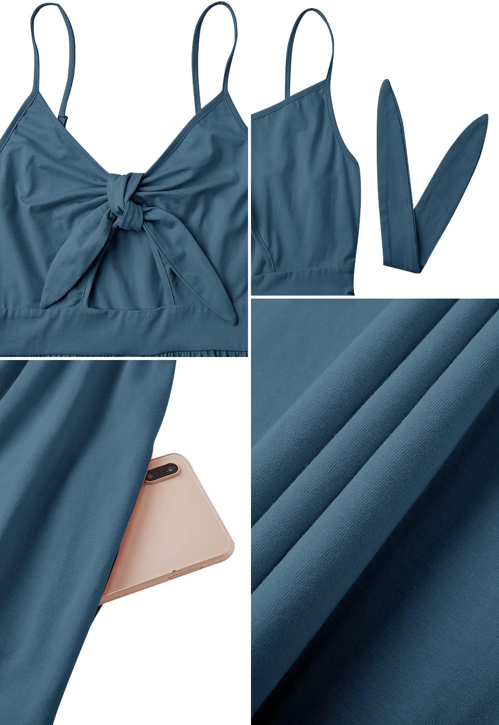 VOTEPRETTY Women's Summer Dresses Spring Sundresses Beach Clothes Outfit Vacation 2024 V Neck Casual Tropical Resort Hawaiian
