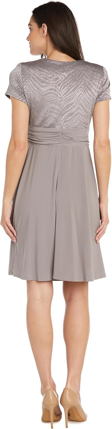 R&M Richards Women's Sparkling Wrap Dress