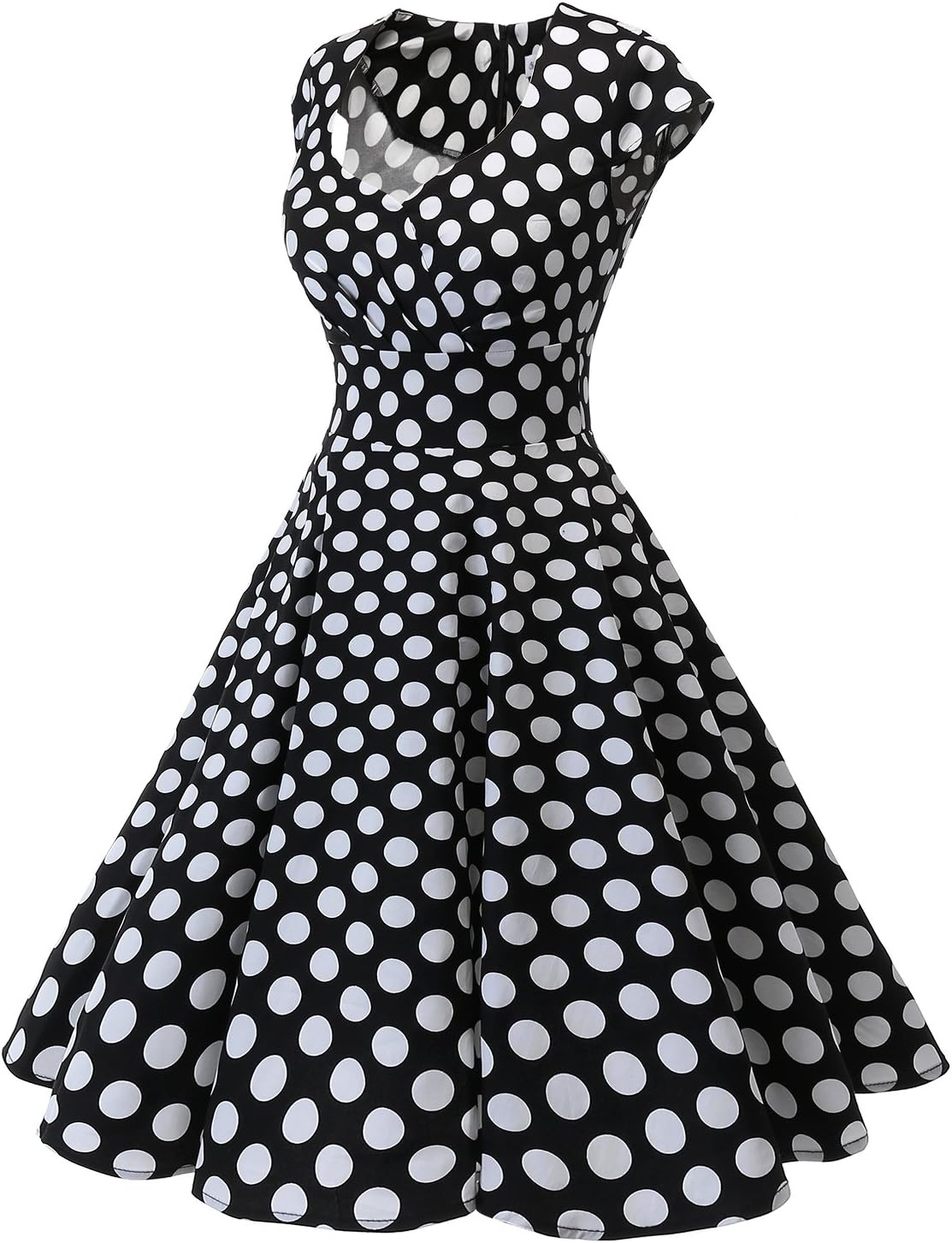 Bbonlinedress Women Short 1950s Retro Vintage Cocktail Party Swing Dresses