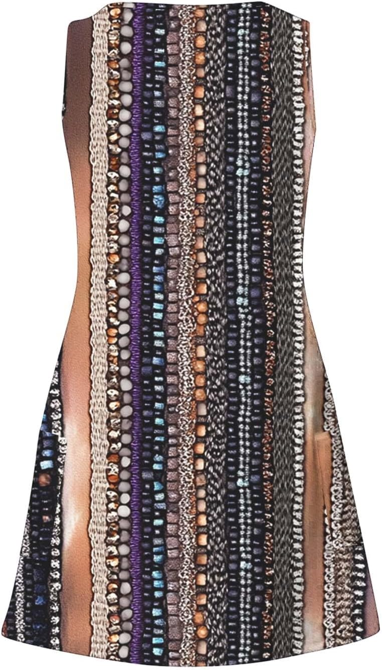 Womens 2025 Spring Summer Dresses Casual Floral Print V-Neck Tank Dress Curve Hem Pleated A-Line Sundresses