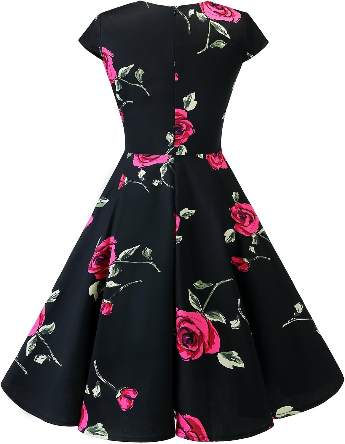 Bbonlinedress Women Short 1950s Retro Vintage Cocktail Party Swing Dresses