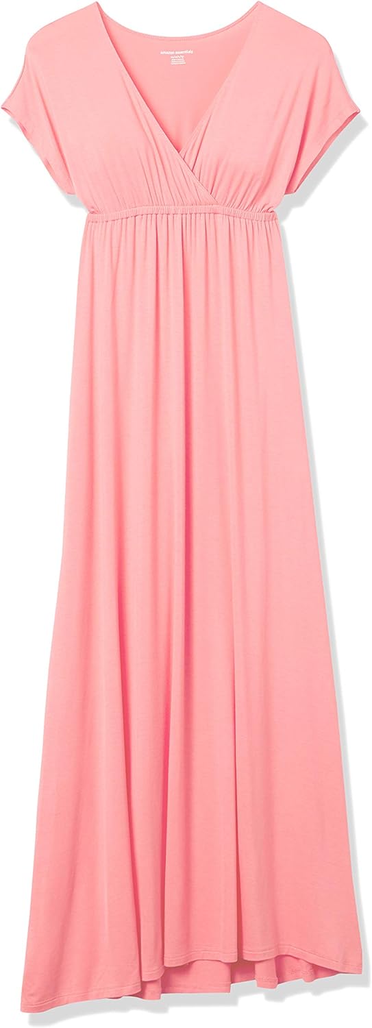Amazon Essentials Women's Waisted Maxi Dress (Available in Plus Size)
