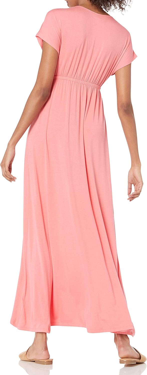Amazon Essentials Women's Waisted Maxi Dress (Available in Plus Size)