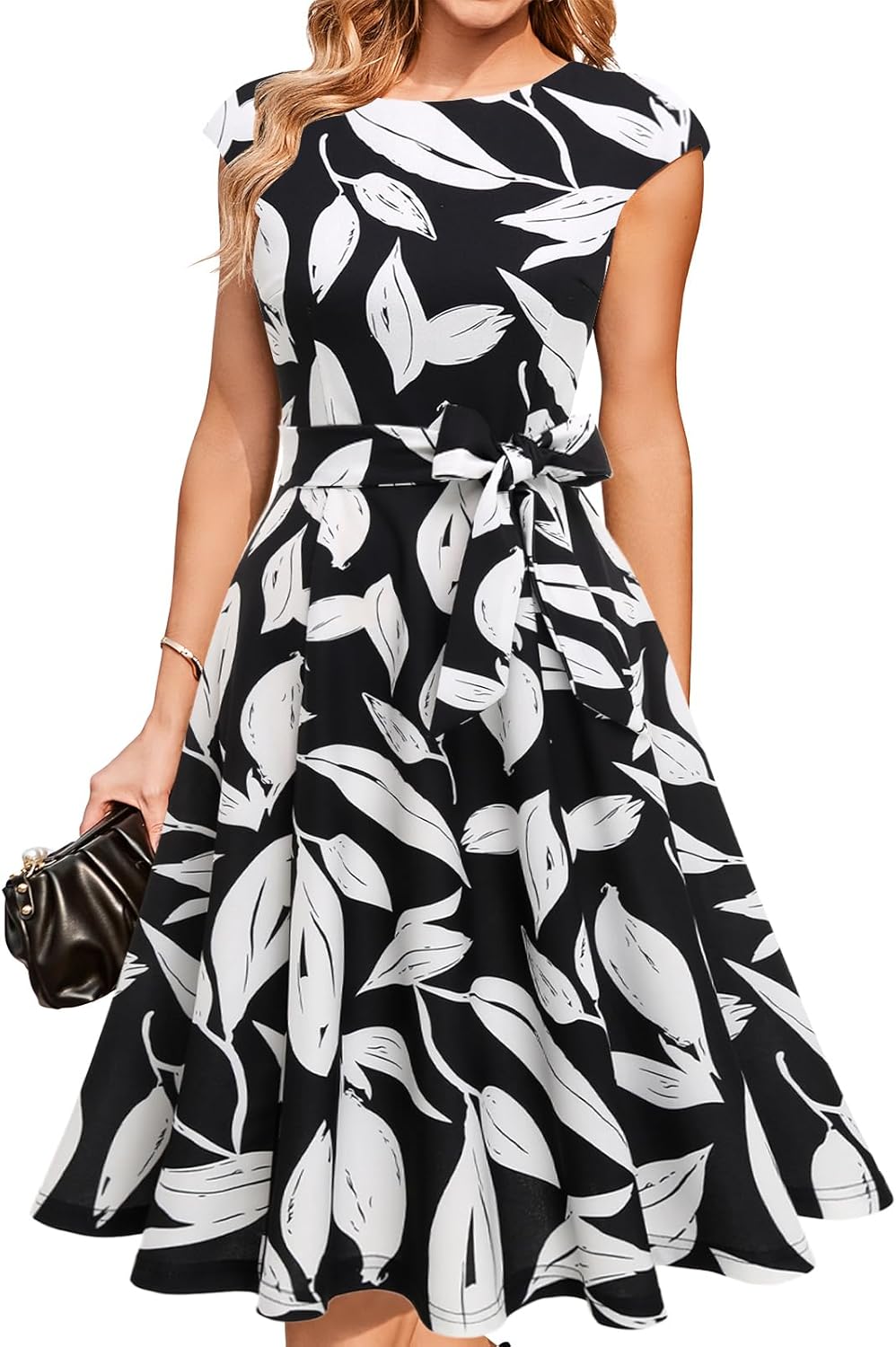 DRESSTELLS Women's Cocktail Dresses, Formal Wedding Guest Church Modest Graduation Party Prom Dress 2025