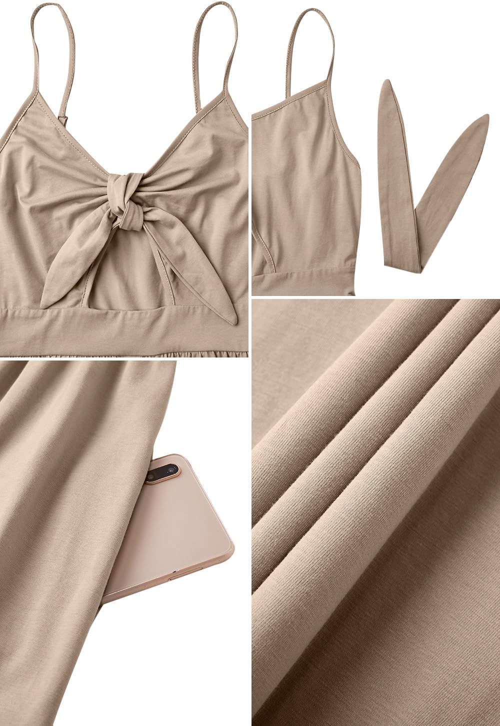 VOTEPRETTY Women's Summer Dresses Spring Sundresses Beach Clothes Outfit Vacation 2024 V Neck Casual Tropical Resort Hawaiian