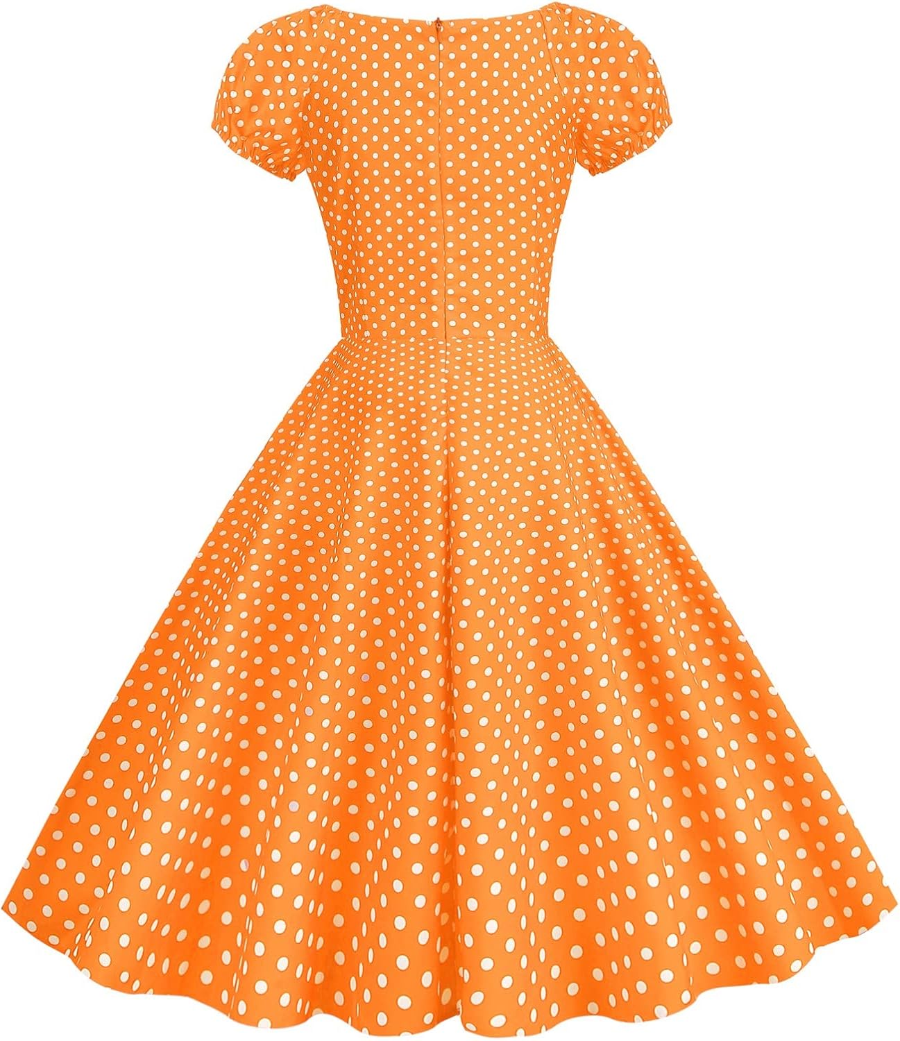 Women Double Breasted Notch Lapel 50s Vintage Short Sleeve Cocktail Swing Dress Polka Dot 1950s Rockabilly Prom Dress