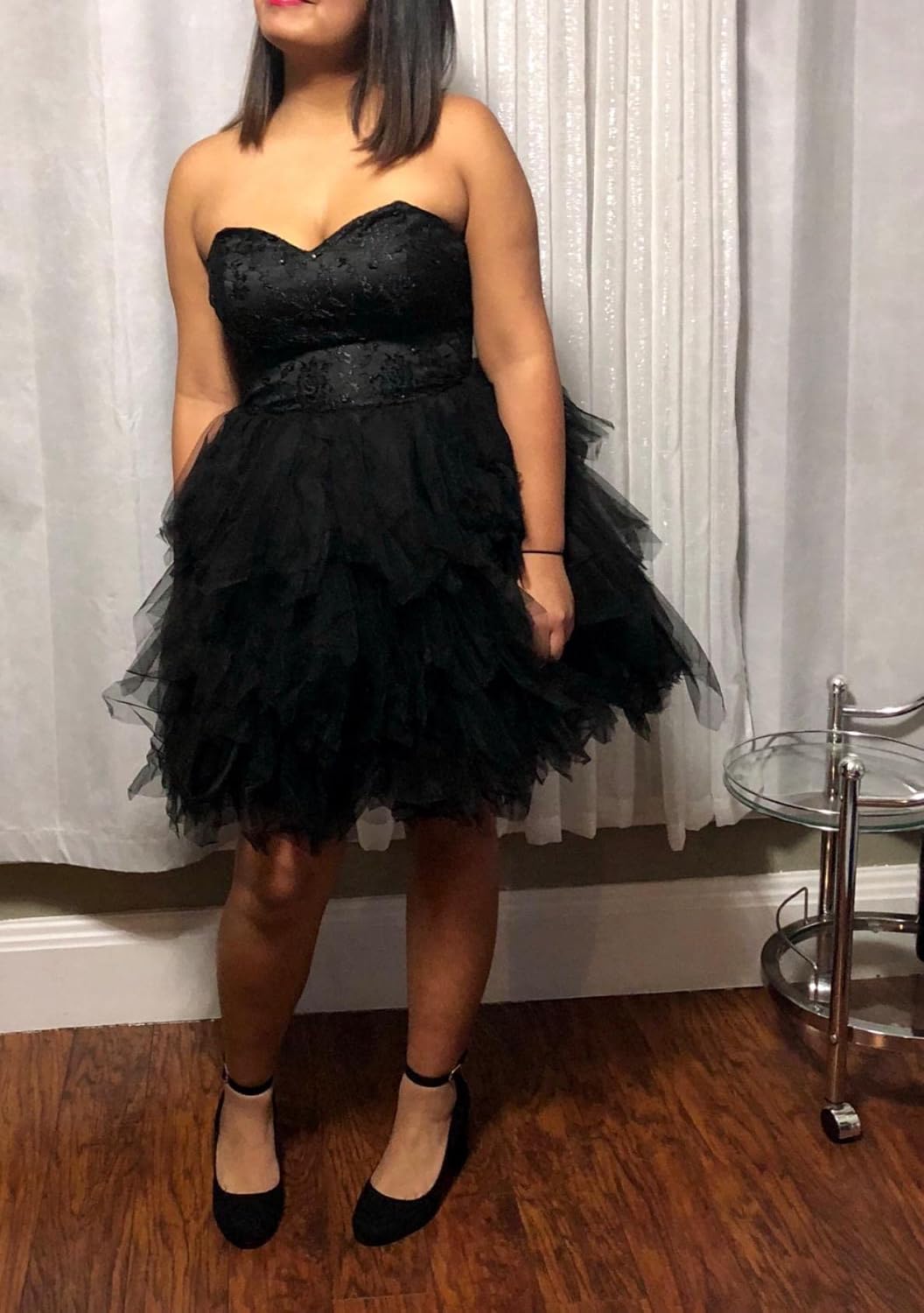 Tulle Homecoming Dresses Teens Lace Short Prom Dress Beaded Sweetheart Off Shoulder Cocktail Dress Ball Lace