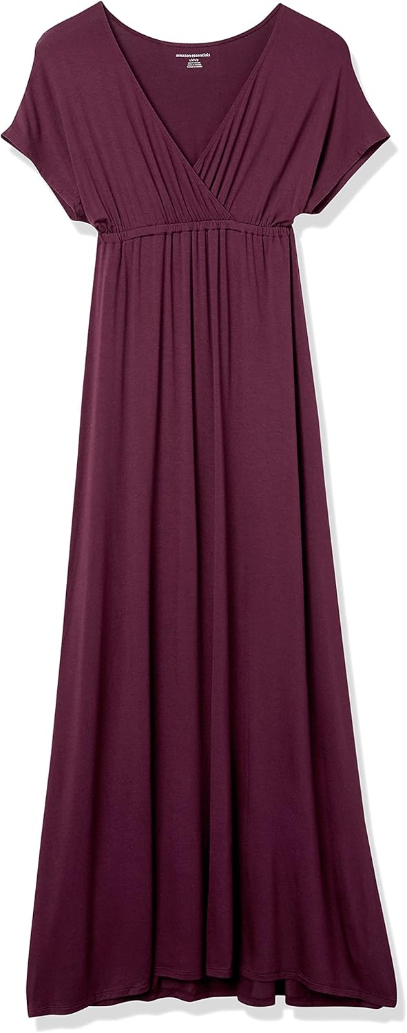 Amazon Essentials Women's Waisted Maxi Dress (Available in Plus Size)