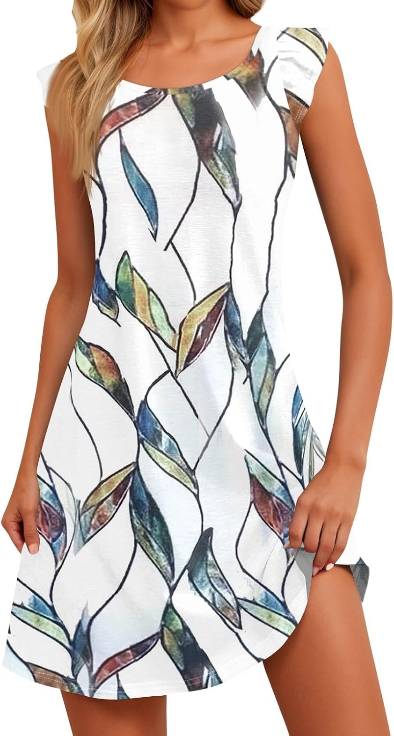 Women Easter Dresses Maxi Dresses 2025 Casual Sleeveless Floral Graceful Easter Party Elegant Easter Fashion Parade Dress