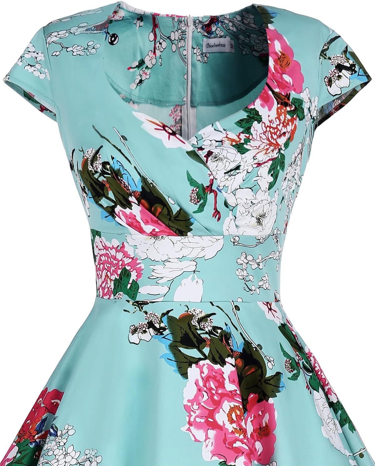 Bbonlinedress Women Short 1950s Retro Vintage Cocktail Party Swing Dresses