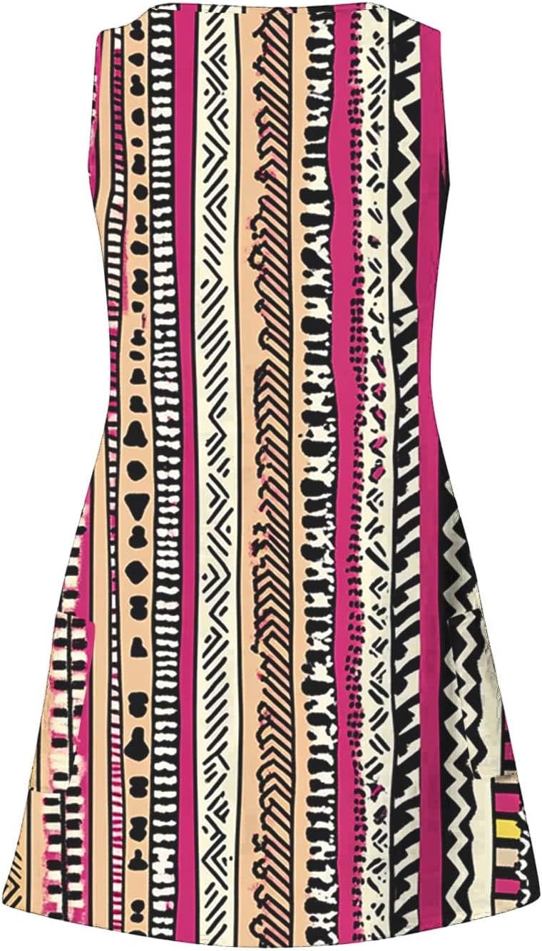 Womens 2025 Spring Summer Dresses Casual Floral Print V-Neck Tank Dress Curve Hem Pleated A-Line Sundresses