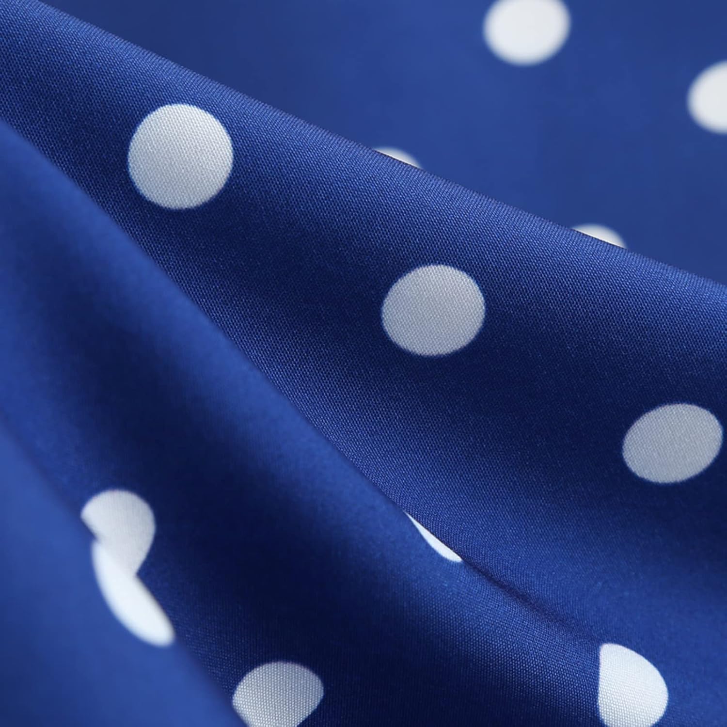 Women Double Breasted Notch Lapel 50s Vintage Short Sleeve Cocktail Swing Dress Polka Dot 1950s Rockabilly Prom Dress
