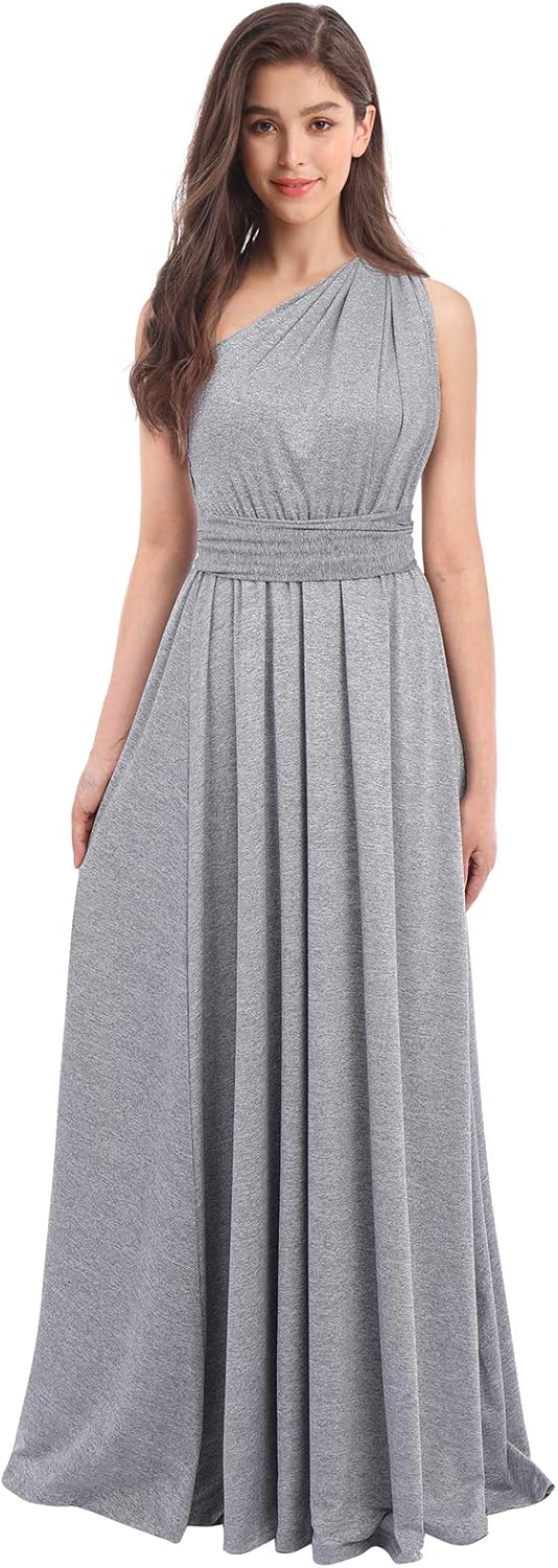 Womens Transformer Evening Dress Maxi Cocktail Wrap Convertible Multi Way Floor Long Formal Gown