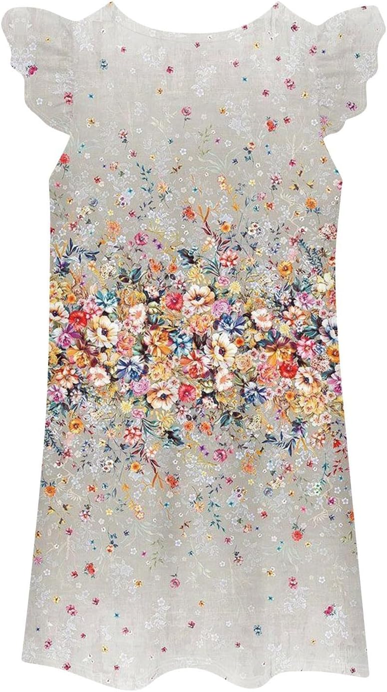 Women Easter Dresses Maxi Dresses 2025 Casual Sleeveless Floral Graceful Easter Party Elegant Easter Fashion Parade Dress