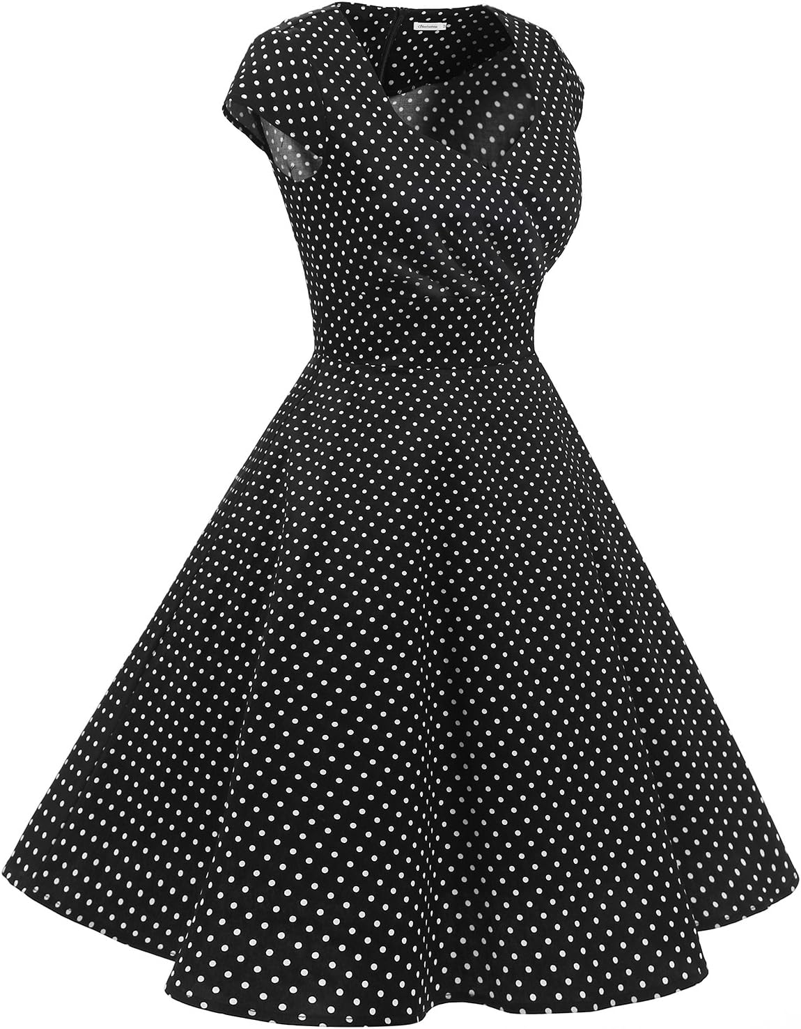 Bbonlinedress Women Short 1950s Retro Vintage Cocktail Party Swing Dresses