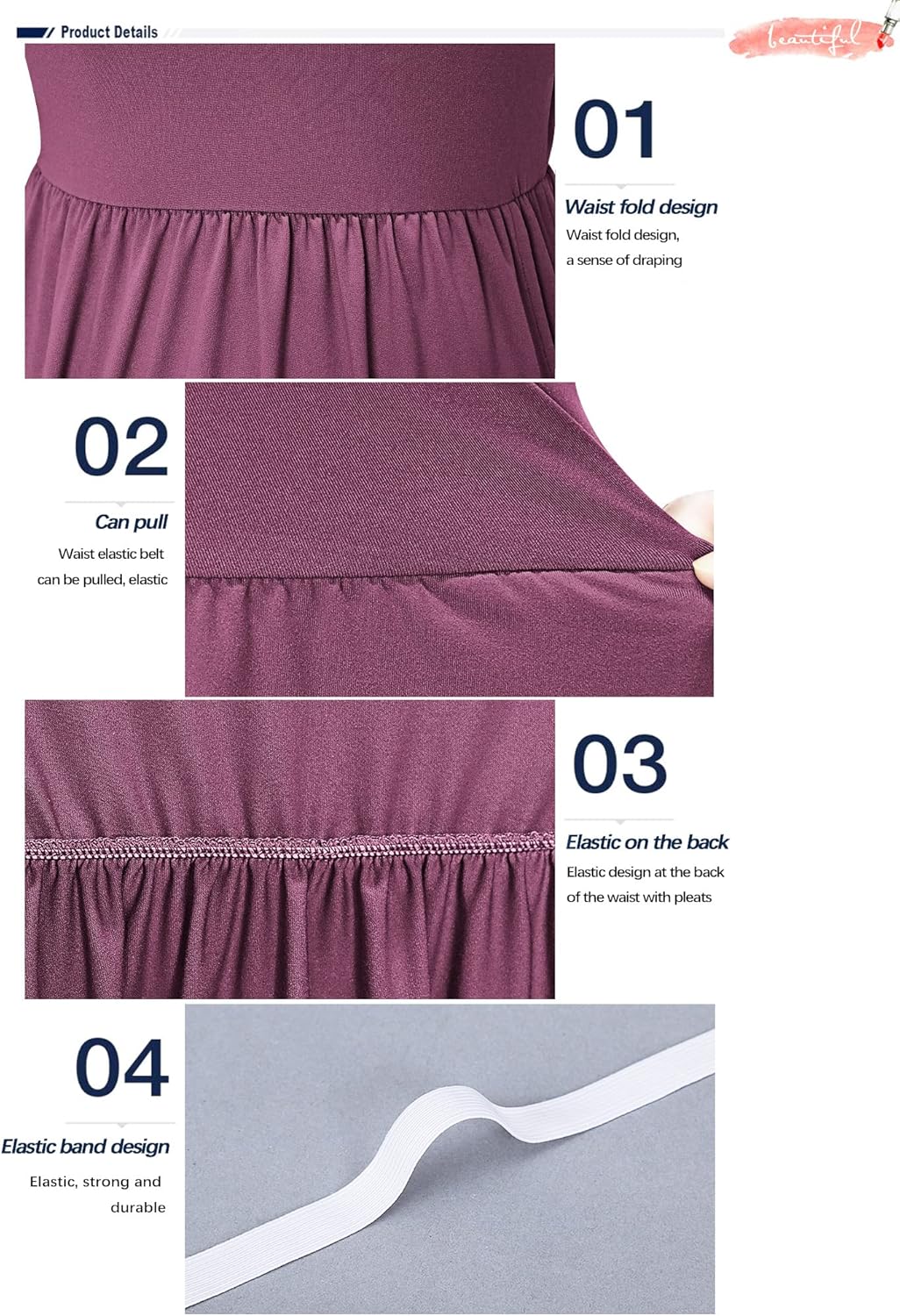 AUSELILY Women's Short Sleeve Loose Plain Casual Long Maxi Dresses for Women 2025