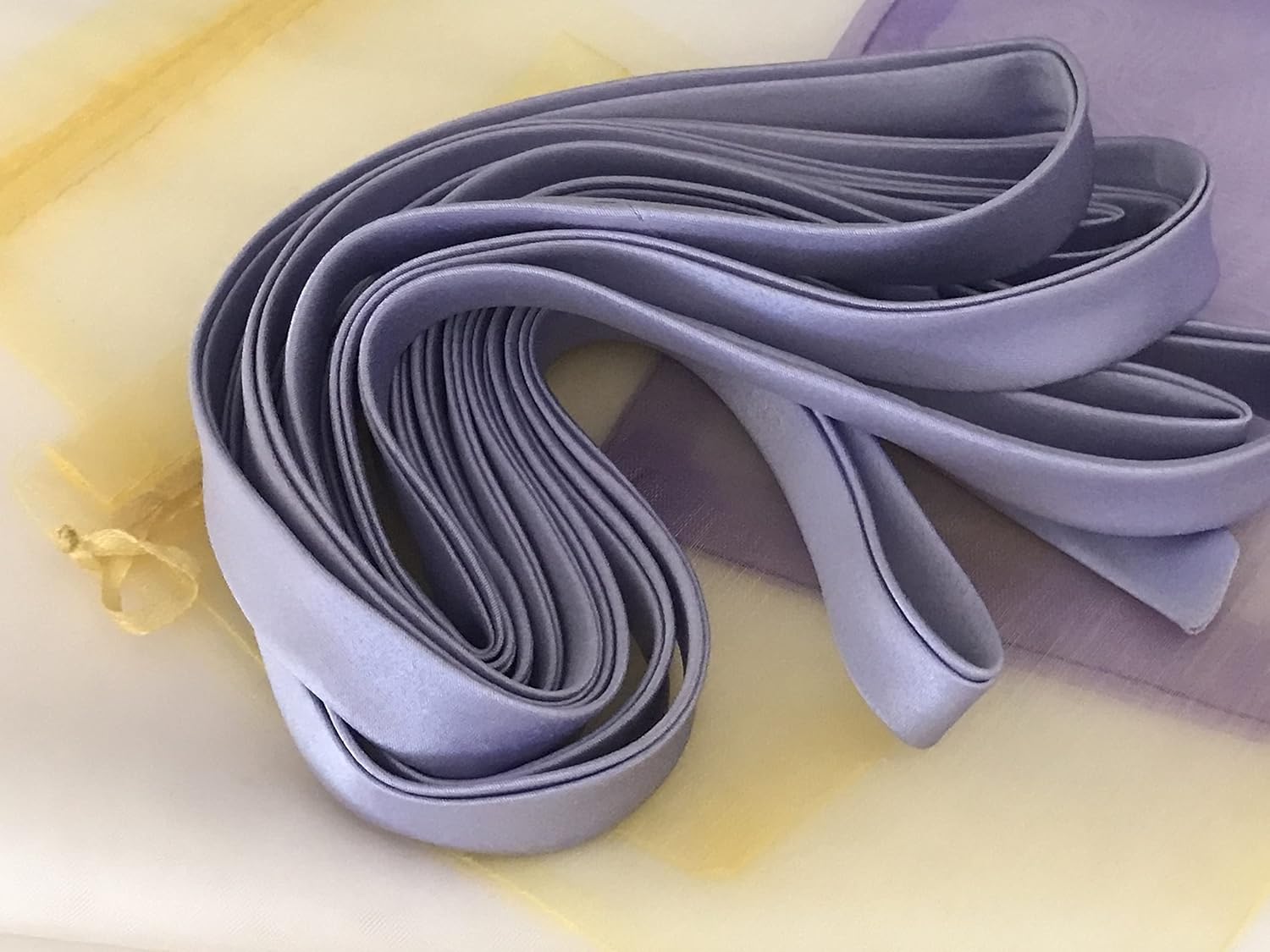 Wedding Corset Satin Ribbon 140", Women Corset Back Lace-up Straps, Zipper Replacement Corset Ribbon.// Lilac, Lavender, Royal Purple (Lavender)