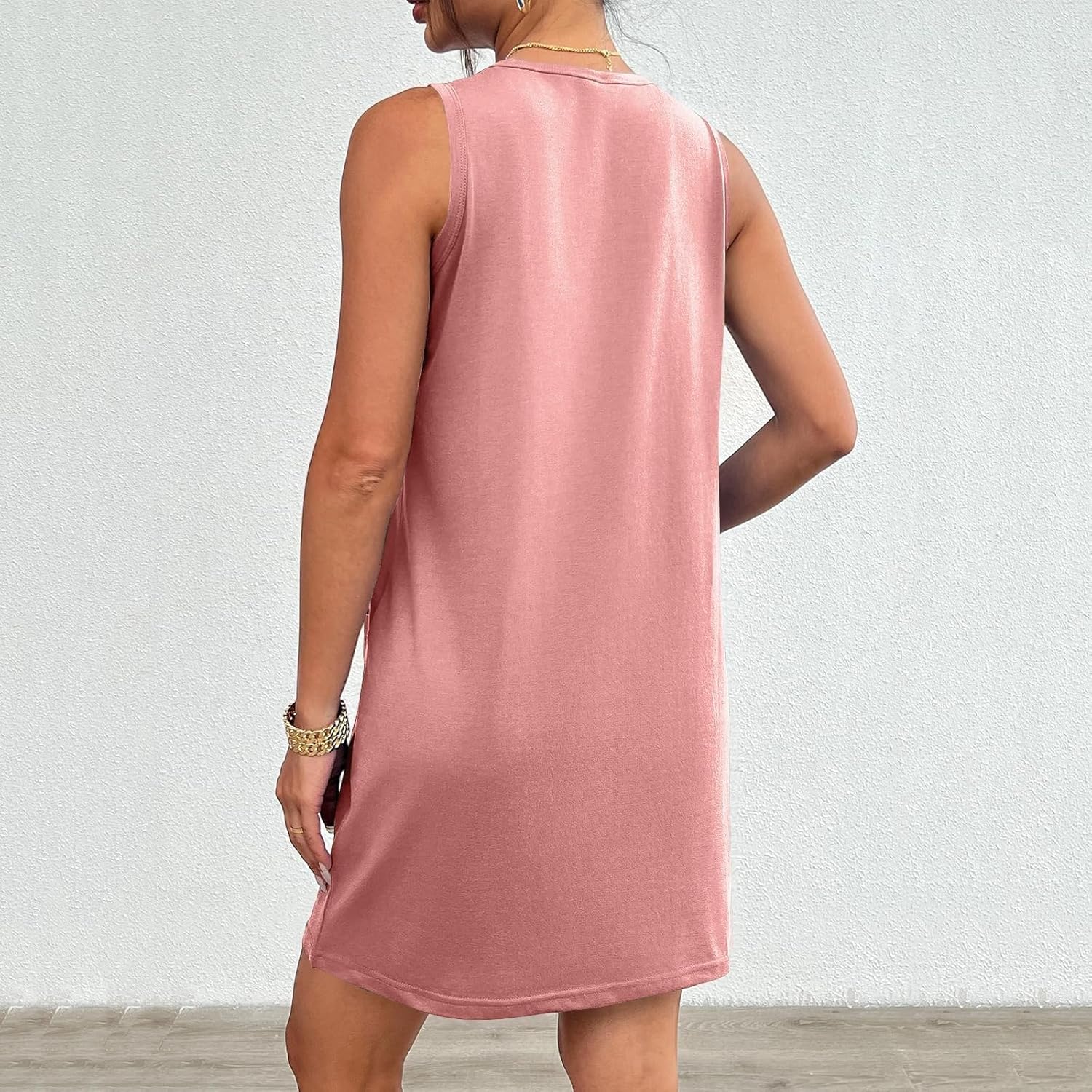 Rompers Dress for Women 2025 Summer Mini Dresses Casual Short Sundress Tennis Athletic Workout Dress with Pockets