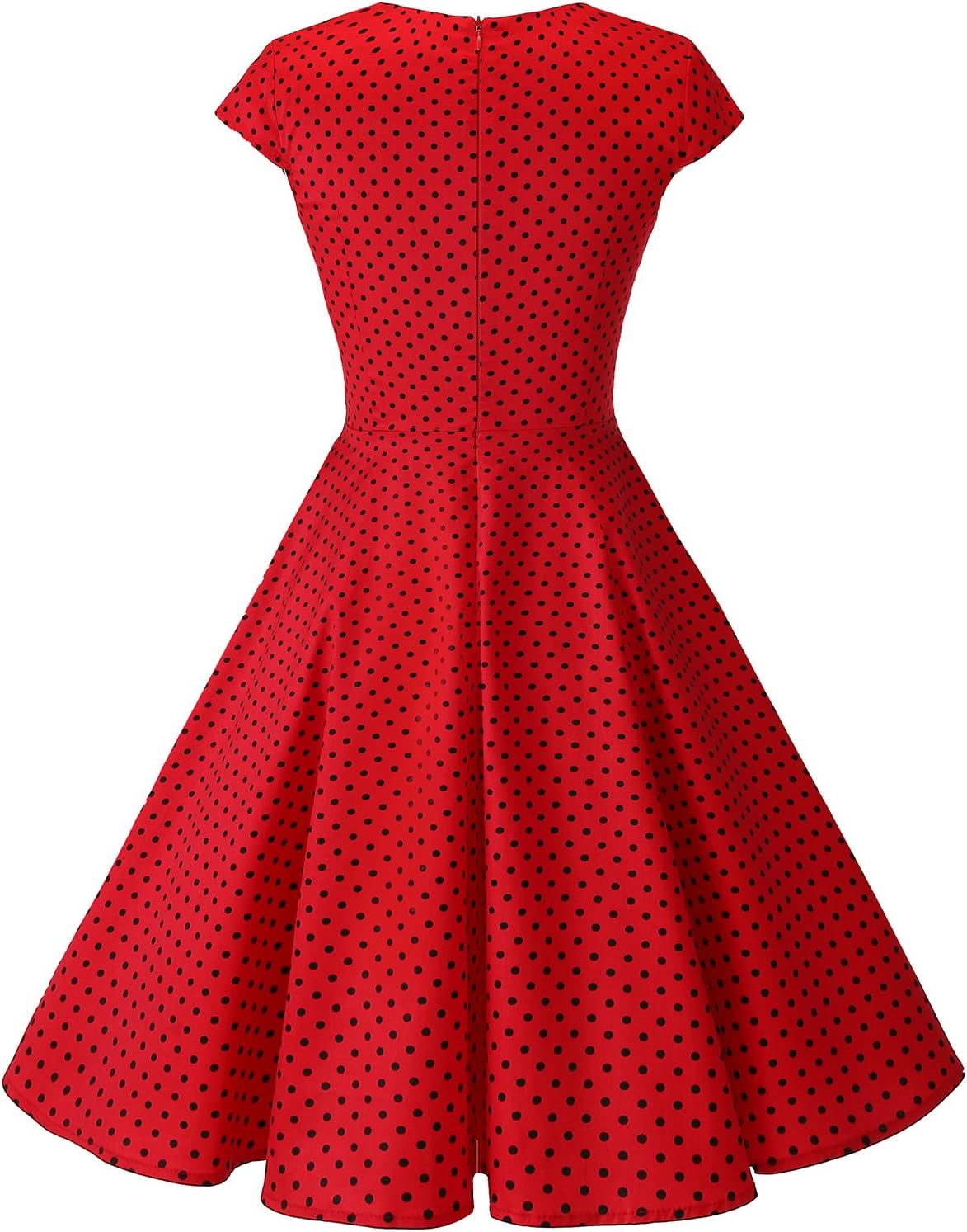 Bbonlinedress Women Short 1950s Retro Vintage Cocktail Party Swing Dresses
