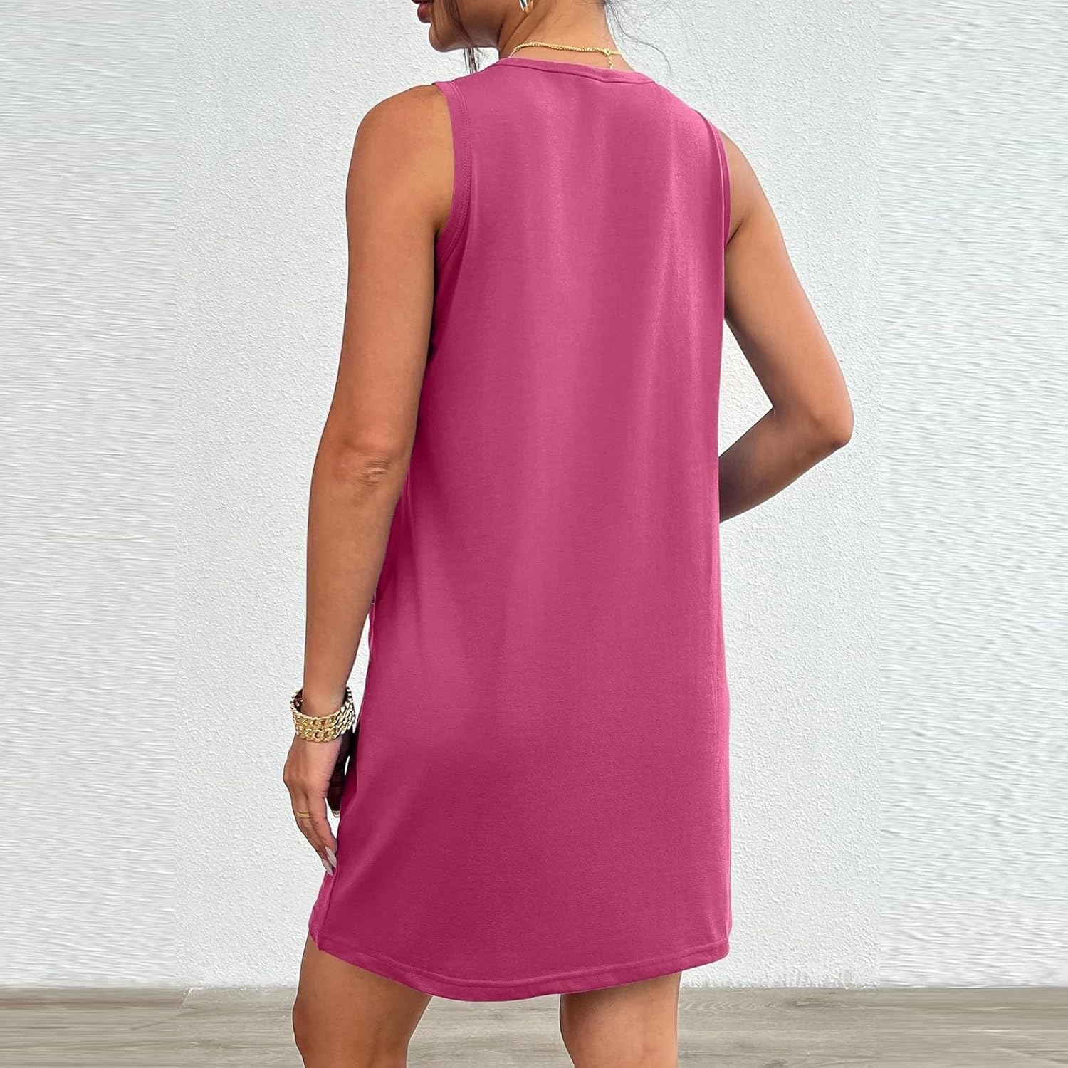 Rompers Dress for Women 2025 Summer Mini Dresses Casual Short Sundress Tennis Athletic Workout Dress with Pockets