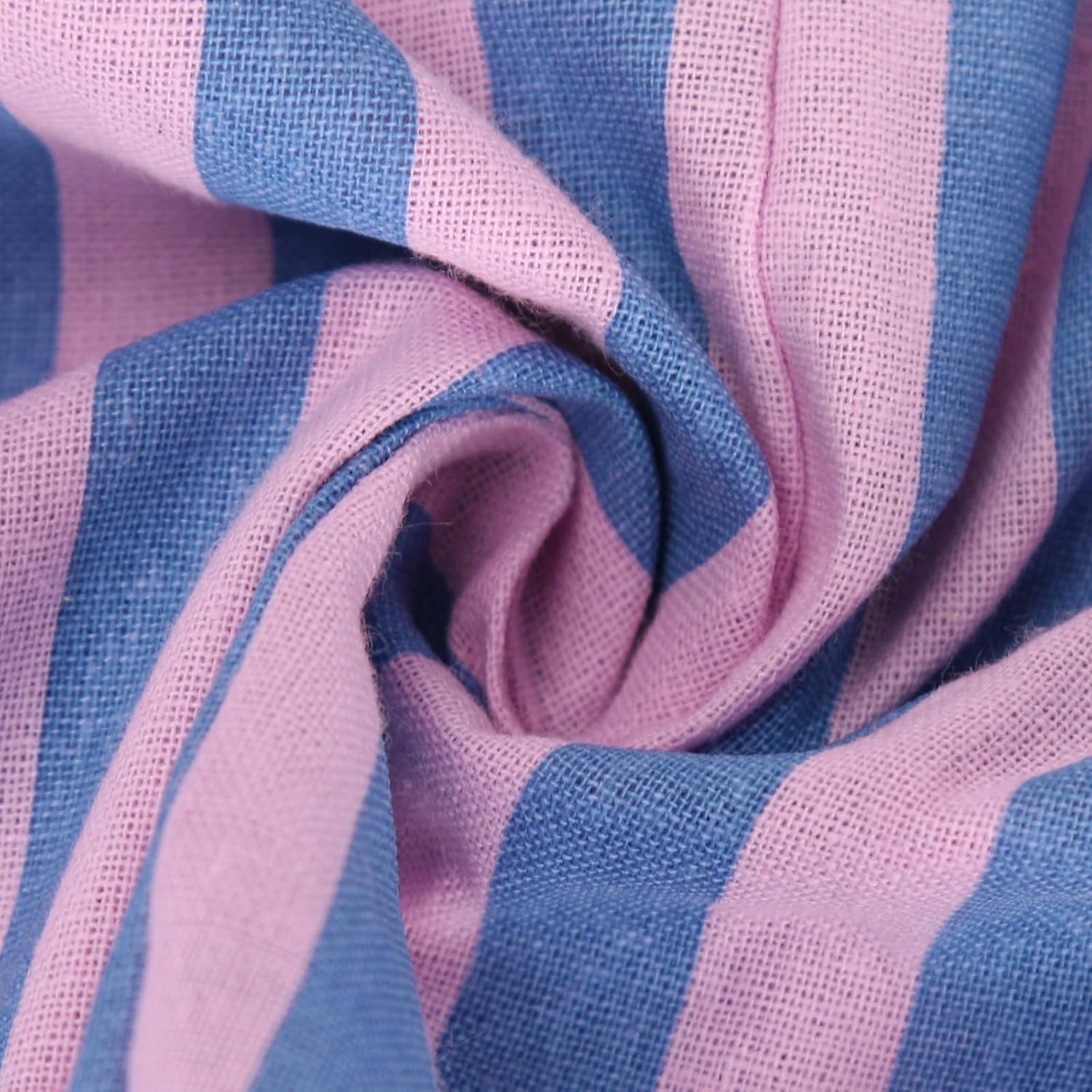 Women's Colorblock Stripe Sleeveless Dress Spaghetti Strap Loose Fit Sling Dresses Summer Mid Calf Length Dress