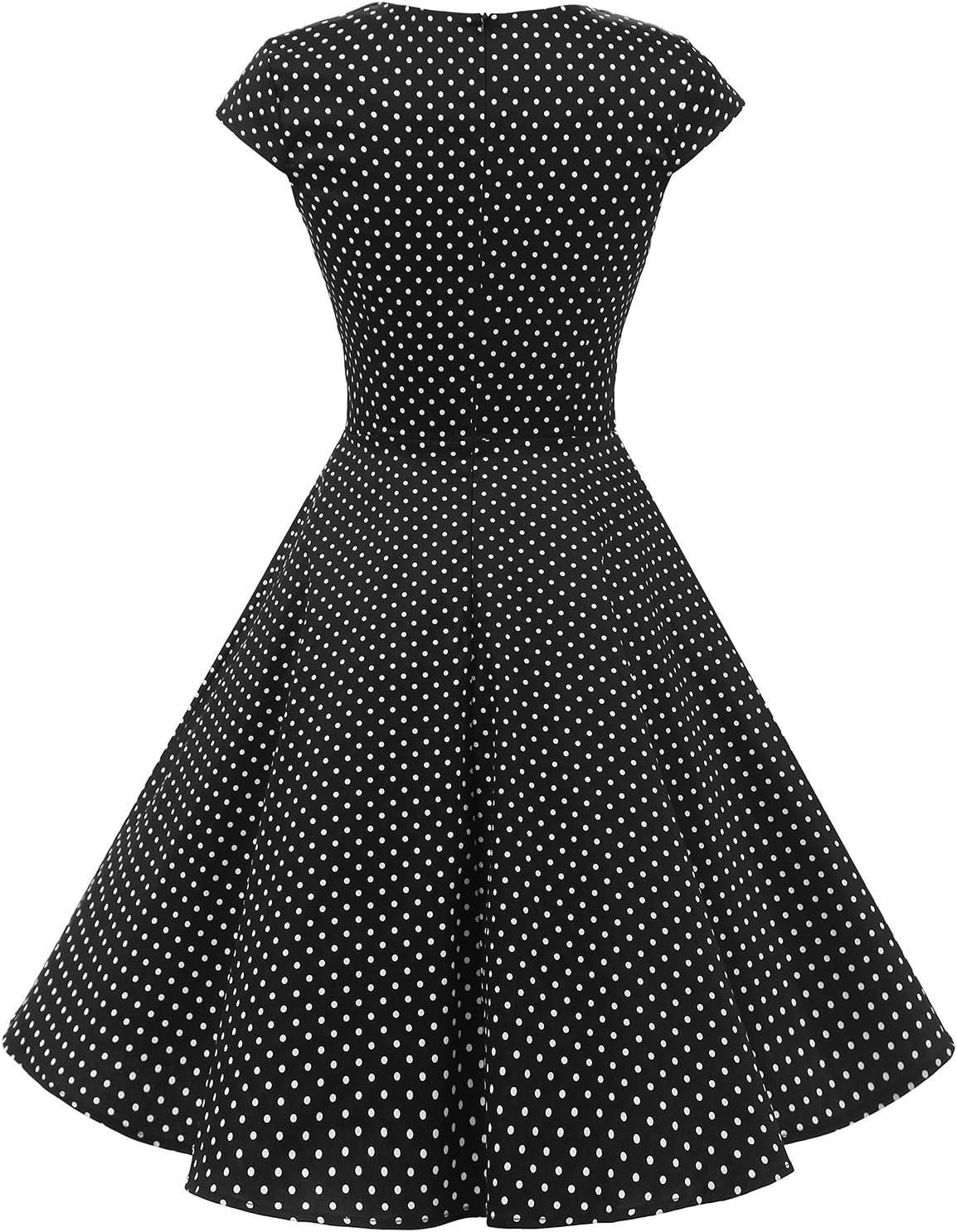 Bbonlinedress Women Short 1950s Retro Vintage Cocktail Party Swing Dresses