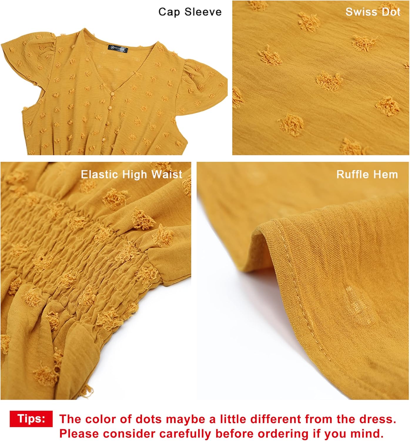 PRETTYGARDEN Womens Dresses 2025 Summer Maxi Dress Boho Short Sleeve V Neck Swiss Dot Ruffle Tiered Smocked Flowy Long Dress