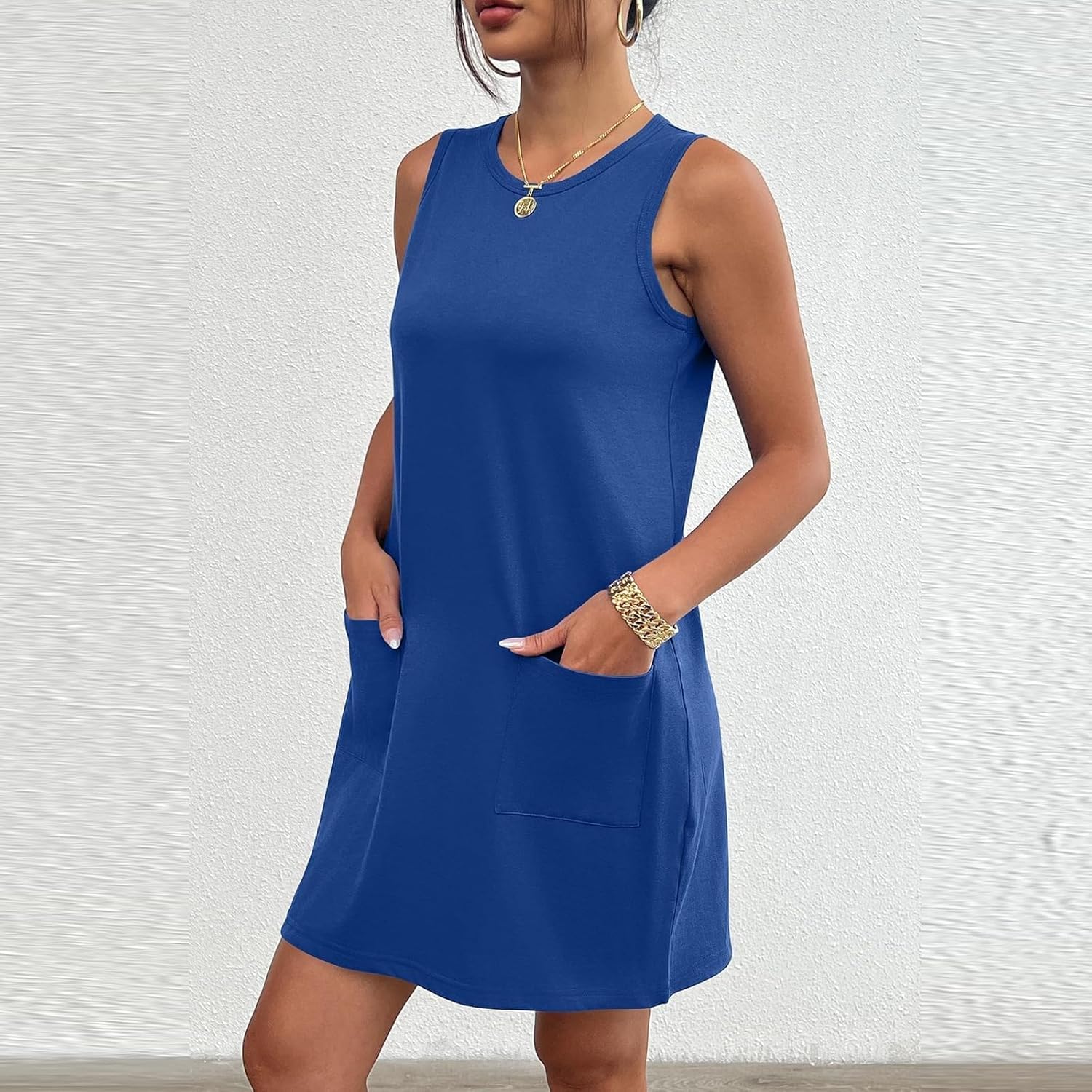 Rompers Dress for Women 2025 Summer Mini Dresses Casual Short Sundress Tennis Athletic Workout Dress with Pockets