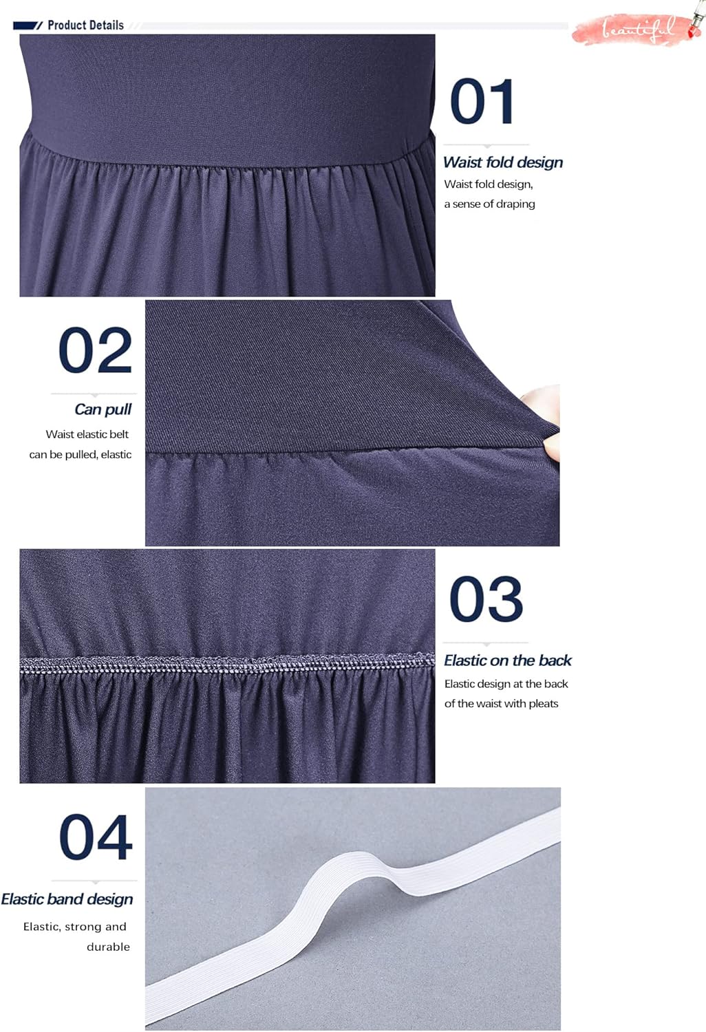 AUSELILY Women's Short Sleeve Loose Plain Casual Long Maxi Dresses for Women 2025