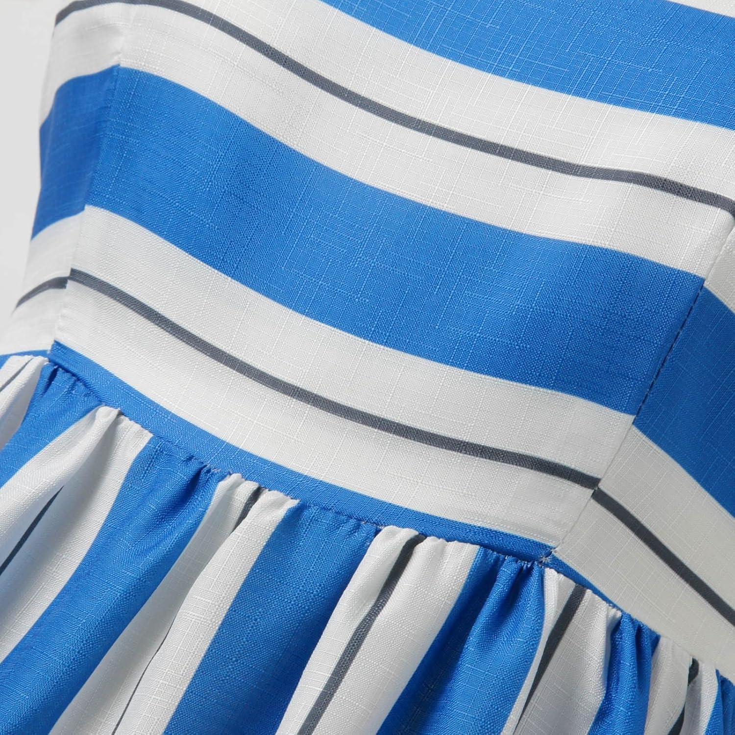 Beach Dresses for Women Summer Striped Back Smocked Maxi Dress Spaghetti Strap Cut Out Flowy A Line Long Sundresses