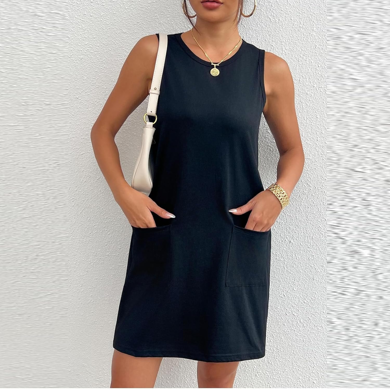 Rompers Dress for Women 2025 Summer Mini Dresses Casual Short Sundress Tennis Athletic Workout Dress with Pockets