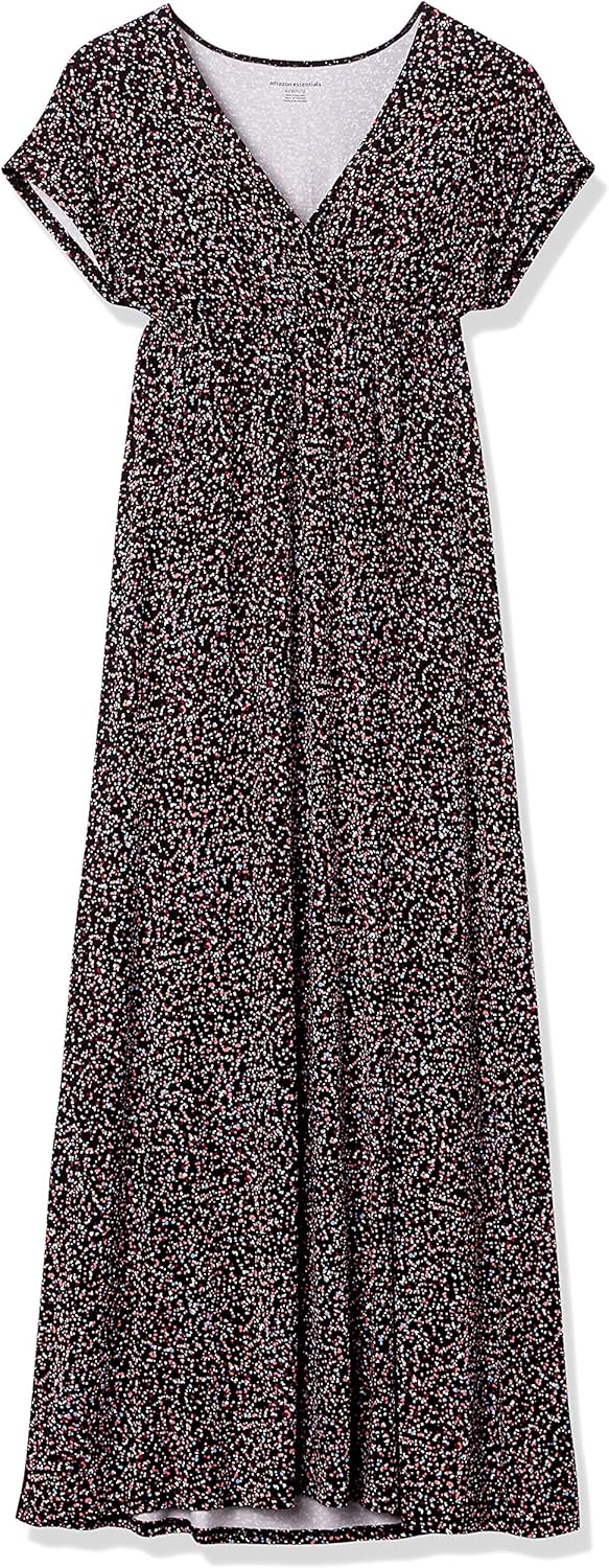 Amazon Essentials Women's Waisted Maxi Dress (Available in Plus Size)