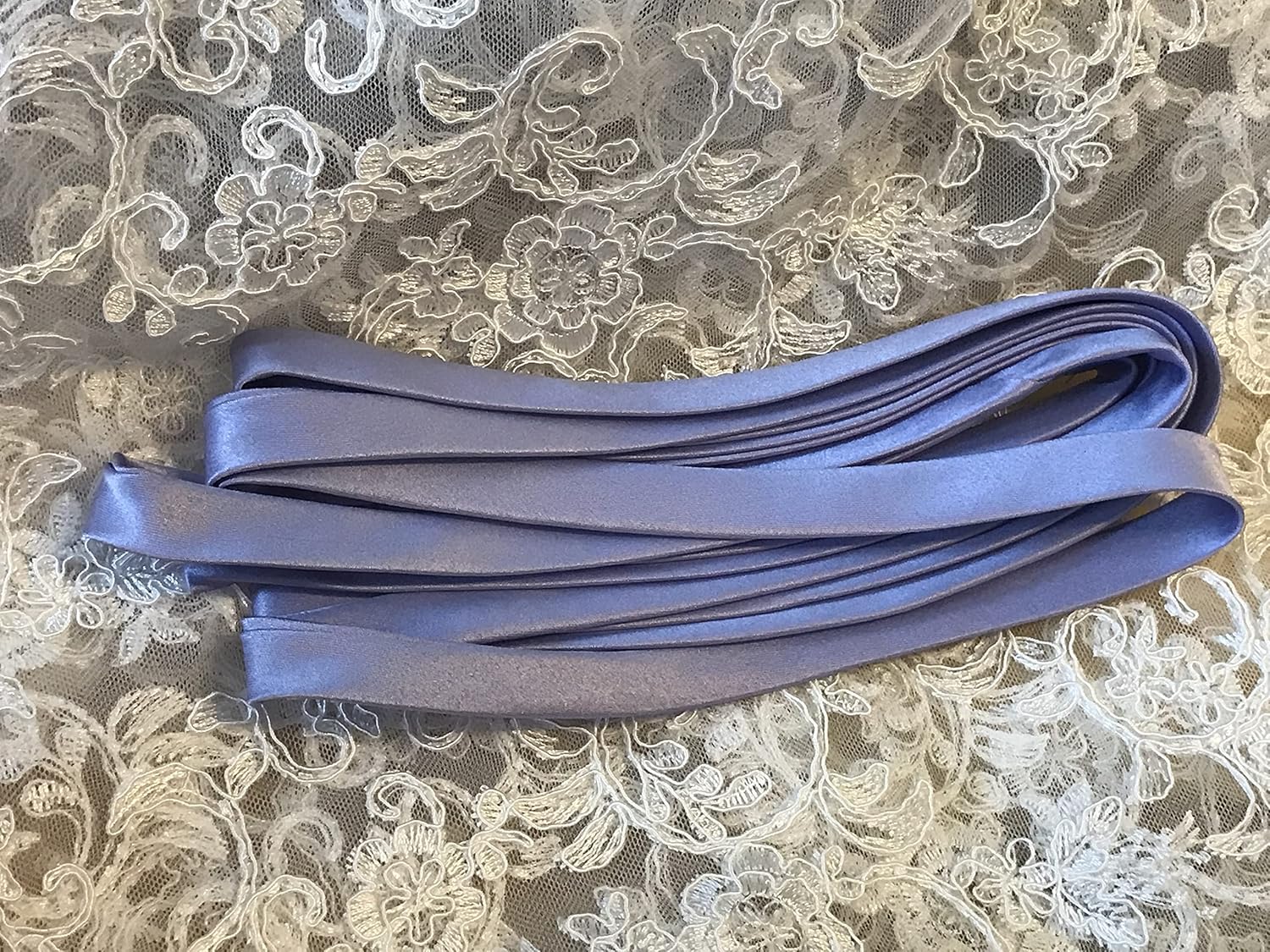 Wedding Corset Satin Ribbon 140", Women Corset Back Lace-up Straps, Zipper Replacement Corset Ribbon.// Lilac, Lavender, Royal Purple (Lavender)