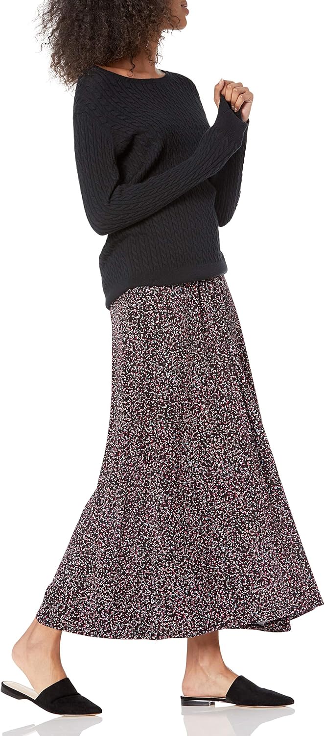 Amazon Essentials Women's Waisted Maxi Dress (Available in Plus Size)
