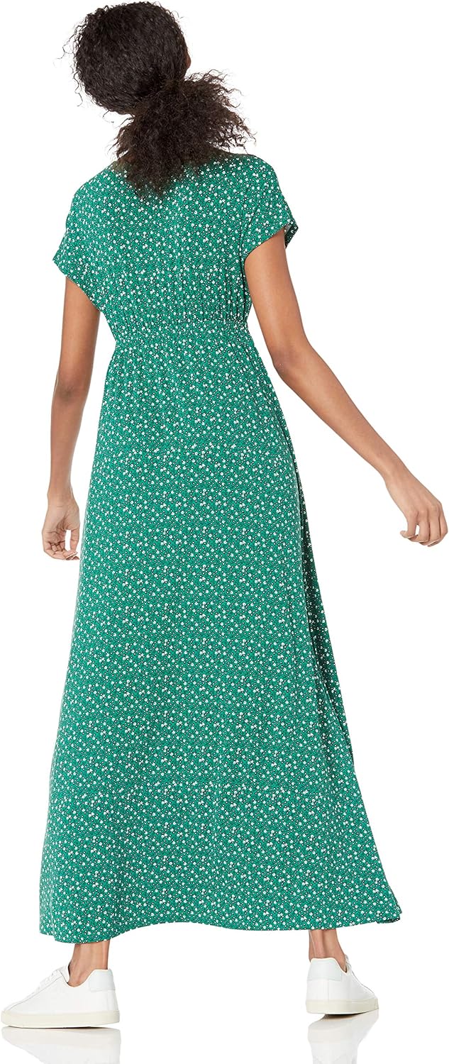 Amazon Essentials Women's Waisted Maxi Dress (Available in Plus Size)