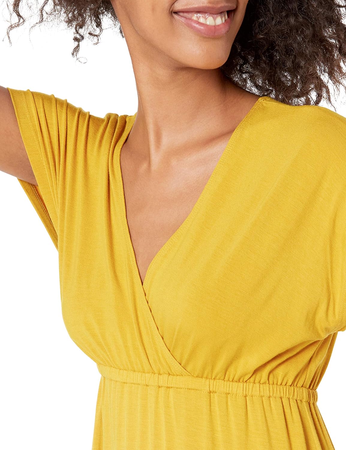 Amazon Essentials Women's Waisted Maxi Dress (Available in Plus Size)